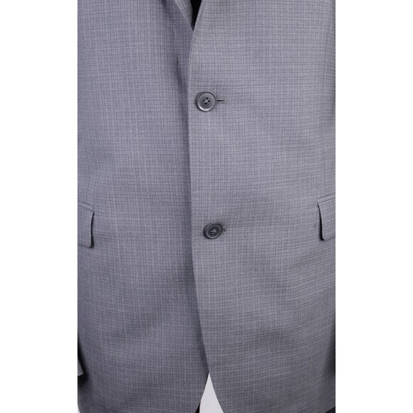 Collection By Michael Strahan Sport Coat Jacket Blazer WOOL Check 44L Canada EUC - Picture 3 of 14